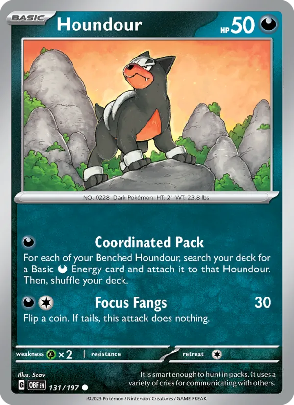 Houndour (Obsidian Flames #131/197)
