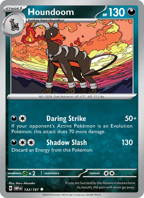 Houndoom (Obsidian Flames #133/197)