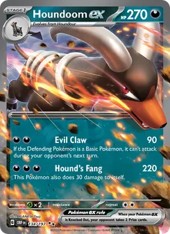 Houndoom ex (Obsidian Flames #134/197)