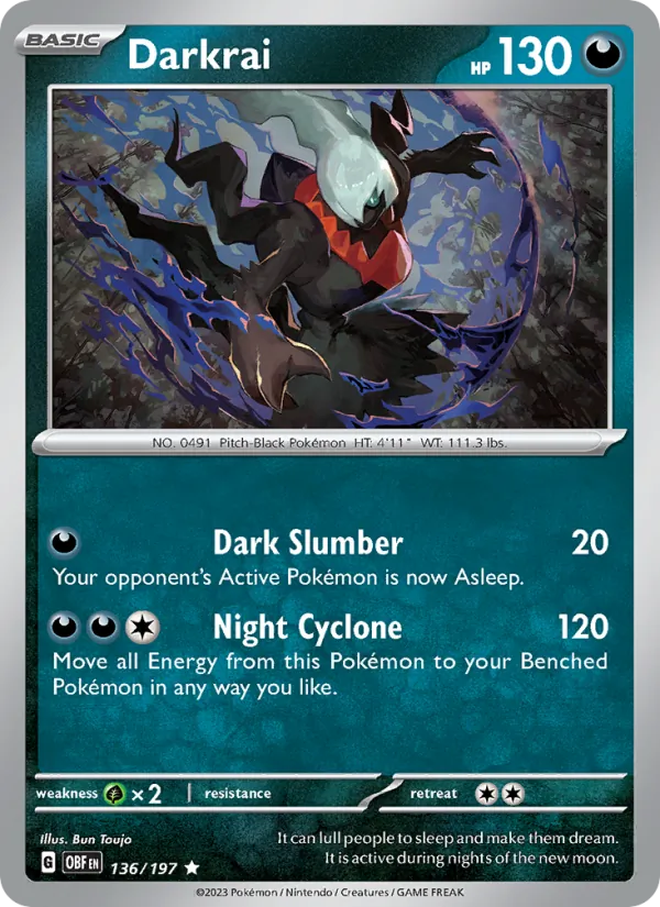 Darkrai (Obsidian Flames #136/197)