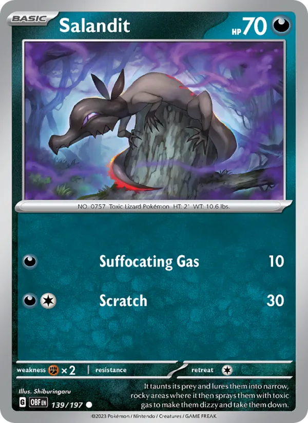 Salandit (Obsidian Flames #139/197)