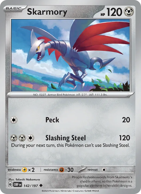 Skarmory (Obsidian Flames #142/197)