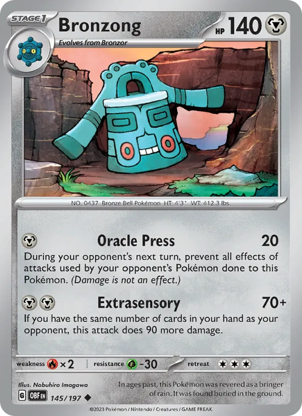 Bronzong (Obsidian Flames #145/197)