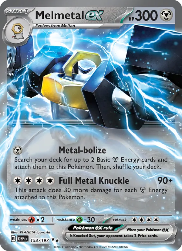 Melmetal ex (Obsidian Flames #153/197)