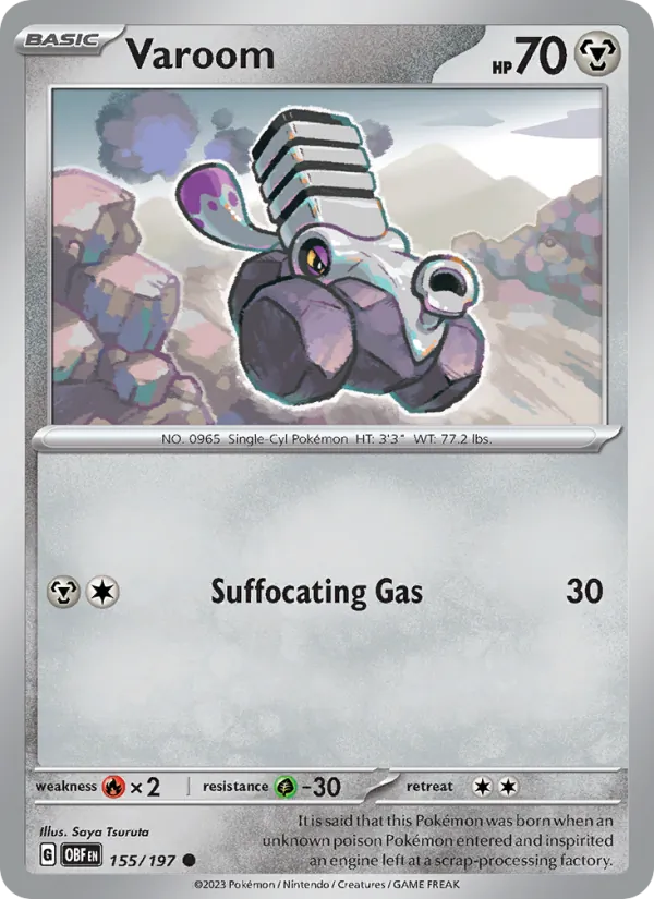 Varoom (Obsidian Flames #155/197)