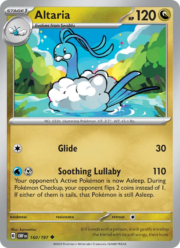 Altaria (Obsidian Flames #160/197)