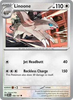 Linoone (Obsidian Flames #168/197)