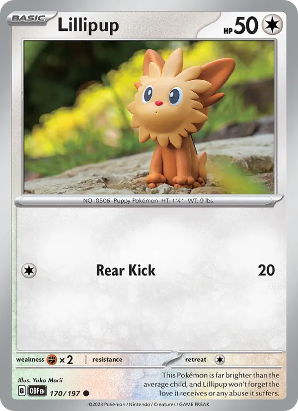 Lillipup (Obsidian Flames #170/197)