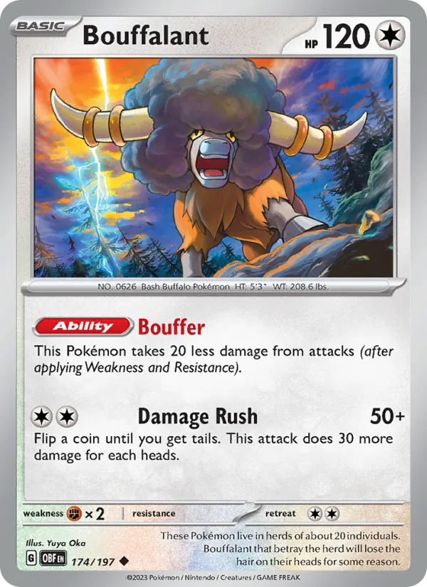 Bouffalant (Obsidian Flames #174/197)