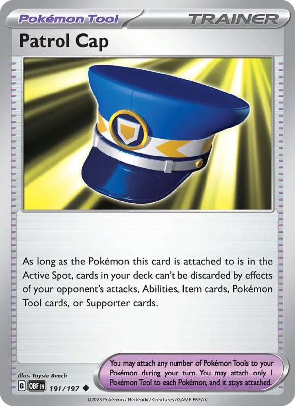 Patrol Cap (Obsidian Flames #191/197)