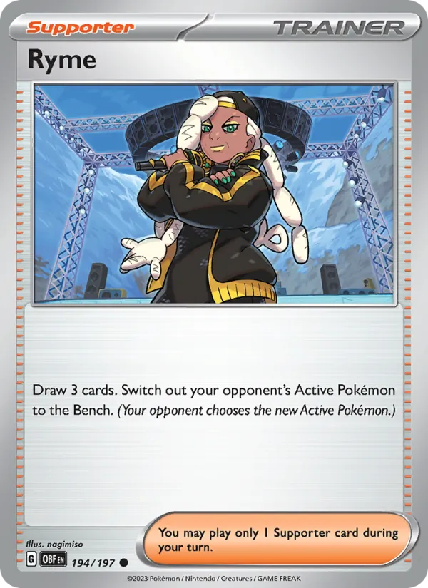 Ryme (Obsidian Flames #194/197)