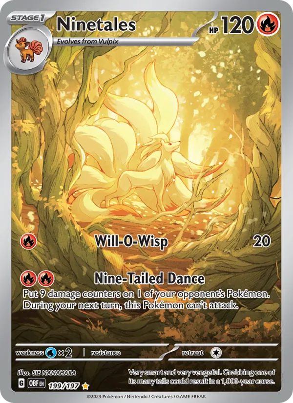 Ninetales (Obsidian Flames #199/197)