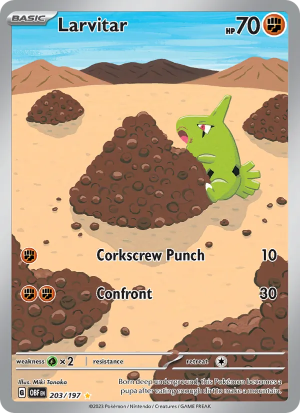 Larvitar (Obsidian Flames #203/197)