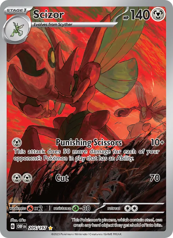 Scizor (Obsidian Flames #205/197)