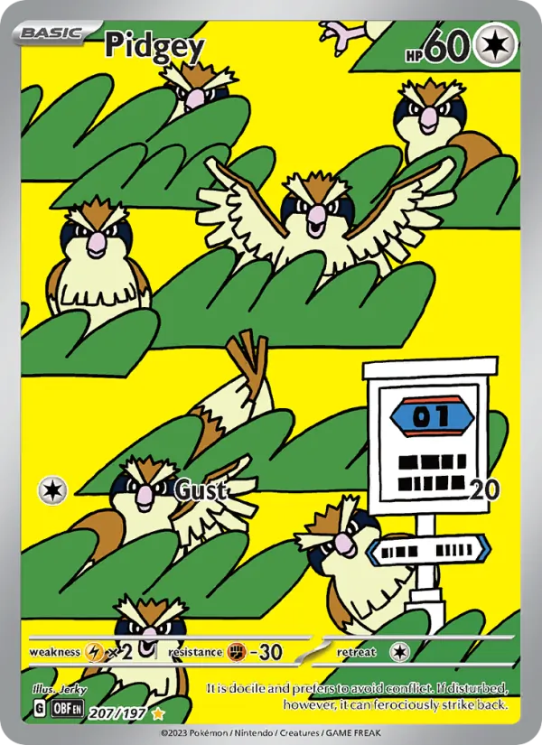 Pidgey (Obsidian Flames #207/197)