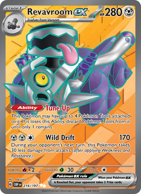 Revavroom ex (Obsidian Flames #216/197)