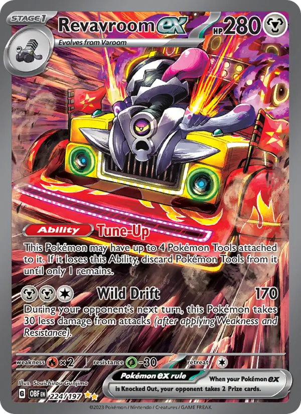 Revavroom ex (Obsidian Flames #224/197)