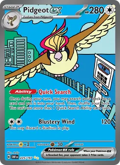 Pidgeot ex (Obsidian Flames #225/197)