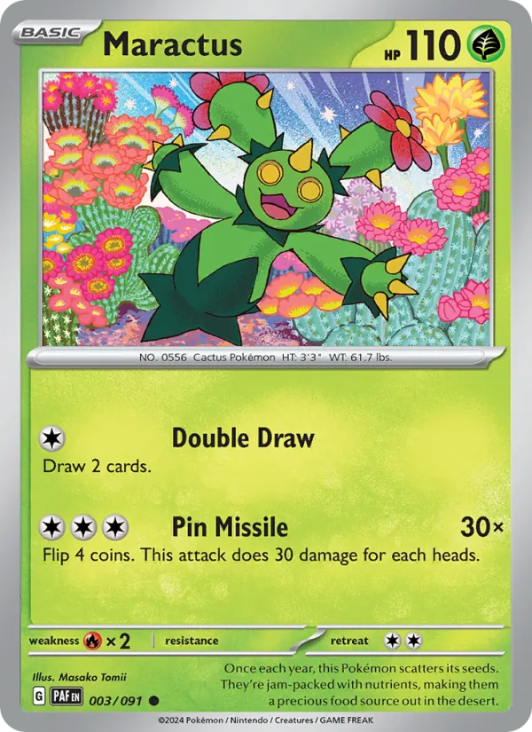 Maractus (Paldean Fates #003/91)