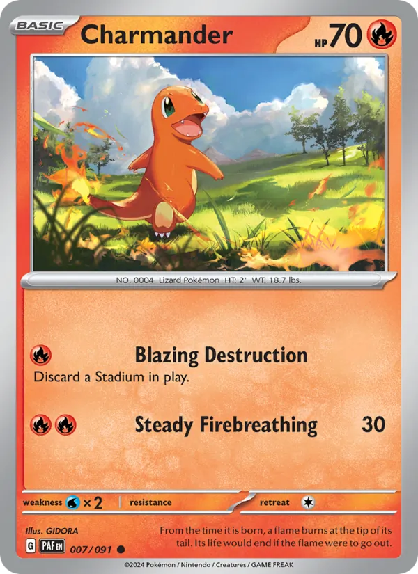 Charmander (Paldean Fates #007/91)