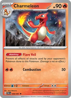 Charmeleon (Paldean Fates #008/91)