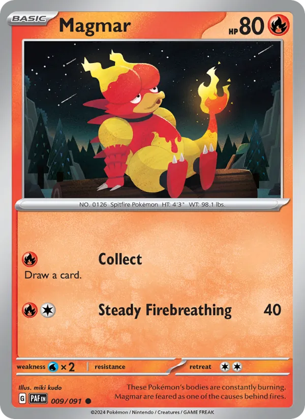 Magmar (Paldean Fates #009/91)