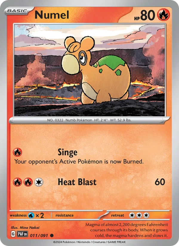 Numel (Paldean Fates #011/91)