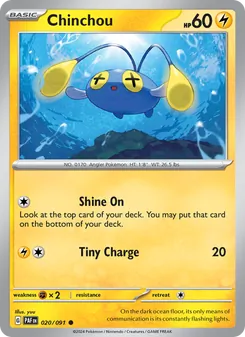 Chinchou (Paldean Fates #020/91)