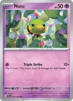Natu (Paldean Fates #025/91)
