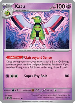 Xatu (Paldean Fates #026/91)