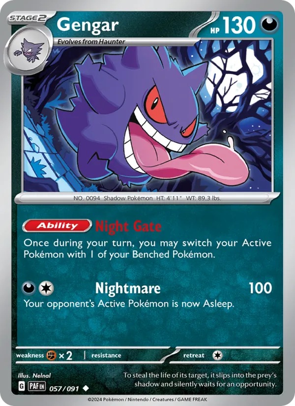 Gengar (Paldean Fates #057/91)