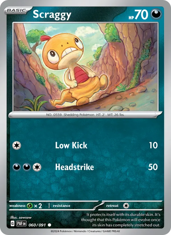 Scraggy (Paldean Fates #060/91)