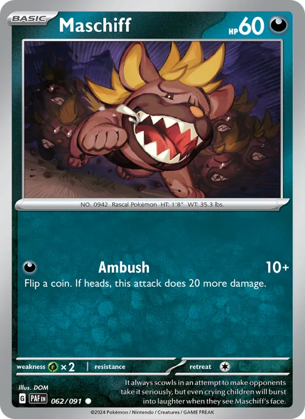 Maschiff (Paldean Fates #062/91)