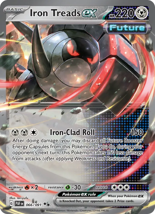 Iron Treads ex (Paldean Fates #066/91)