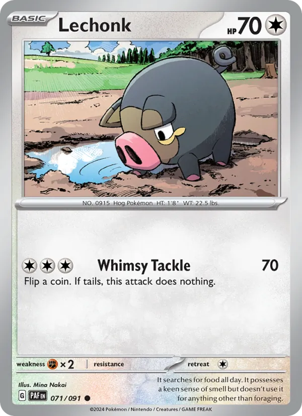 Lechonk (Paldean Fates #071/91)