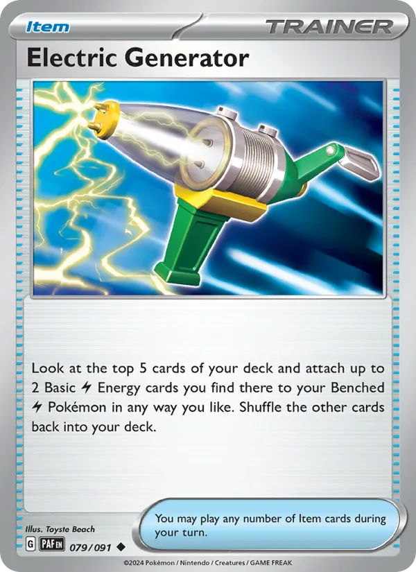 Electric Generator (Paldean Fates #079/91)