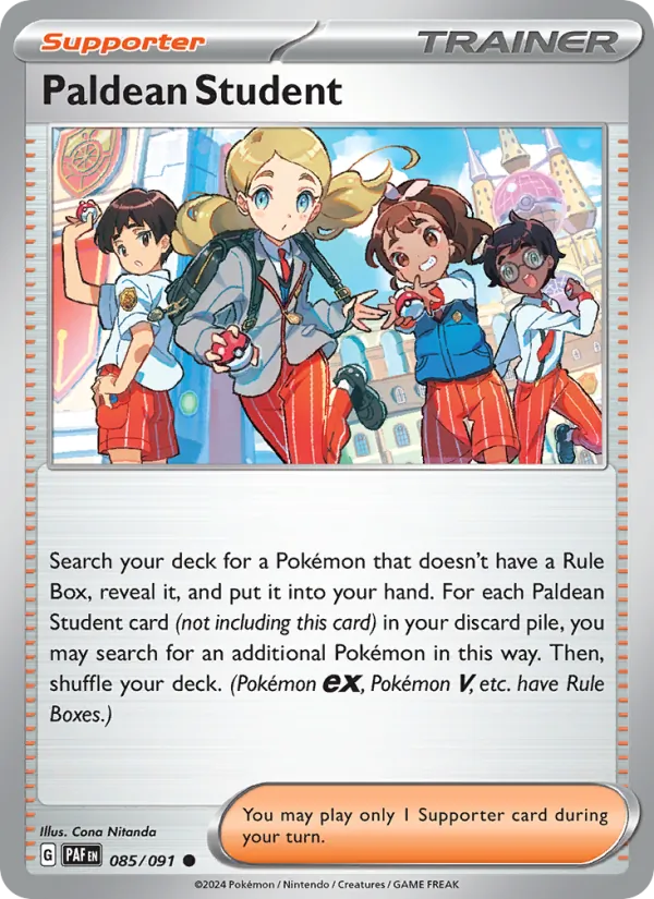 Paldean Student (Paldean Fates #085/91)