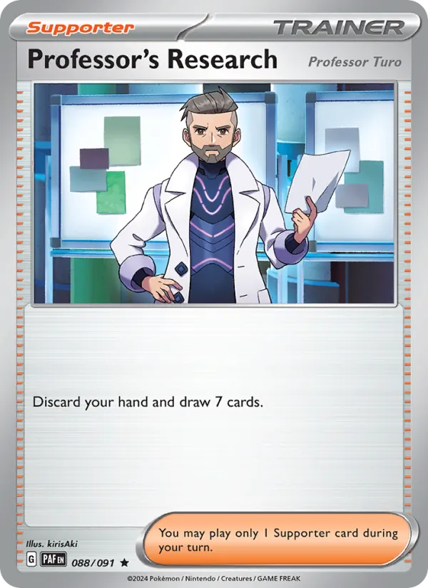 Professor's Research (Paldean Fates #088/91)