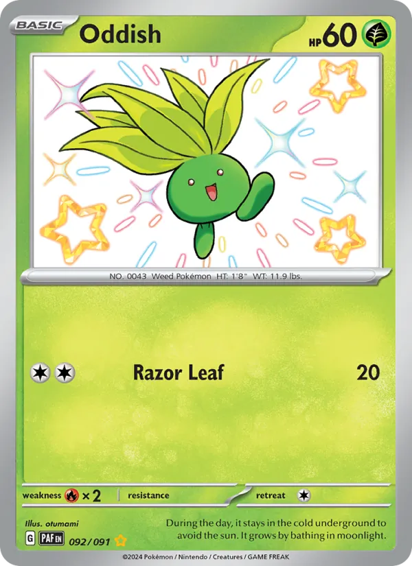Oddish (Paldean Fates #092/91)
