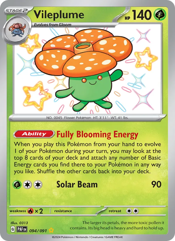 Vileplume (Paldean Fates #094/91)