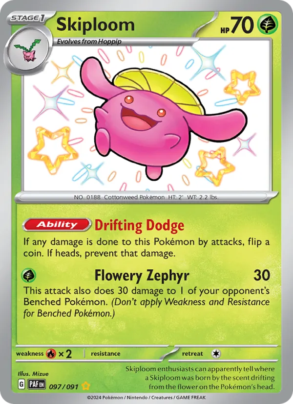 Skiploom (Paldean Fates #097/91)