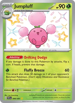 Jumpluff (Paldean Fates #098/91)