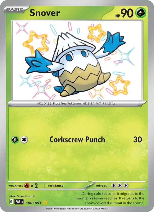 Snover (Paldean Fates #100/91)