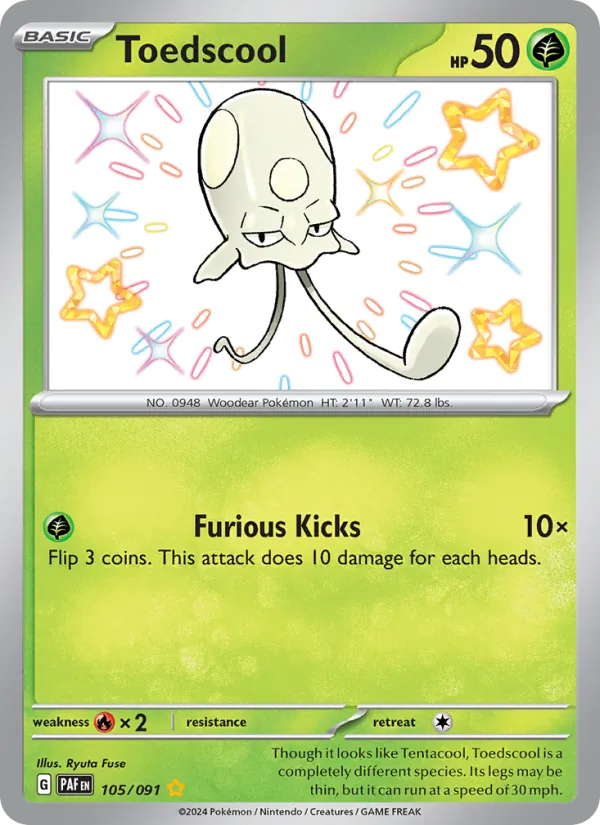 Toedscool (Paldean Fates #105/91)