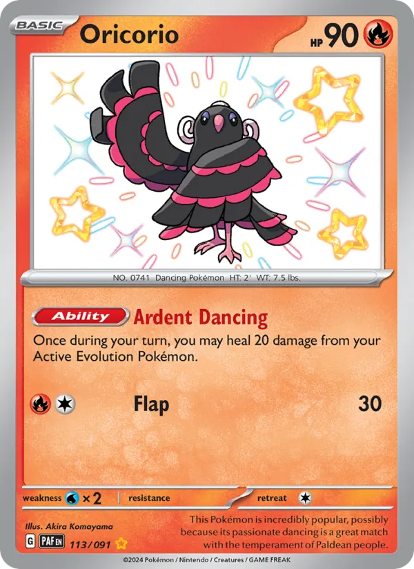 Oricorio (Paldean Fates #113/91)
