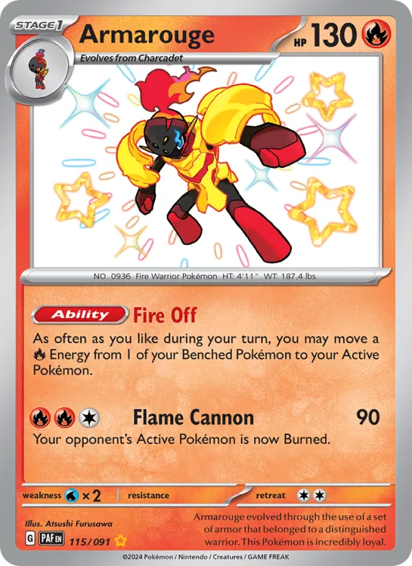 Armarouge (Paldean Fates #115/91)