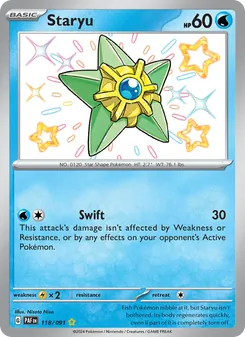 Staryu (Paldean Fates #118/91)