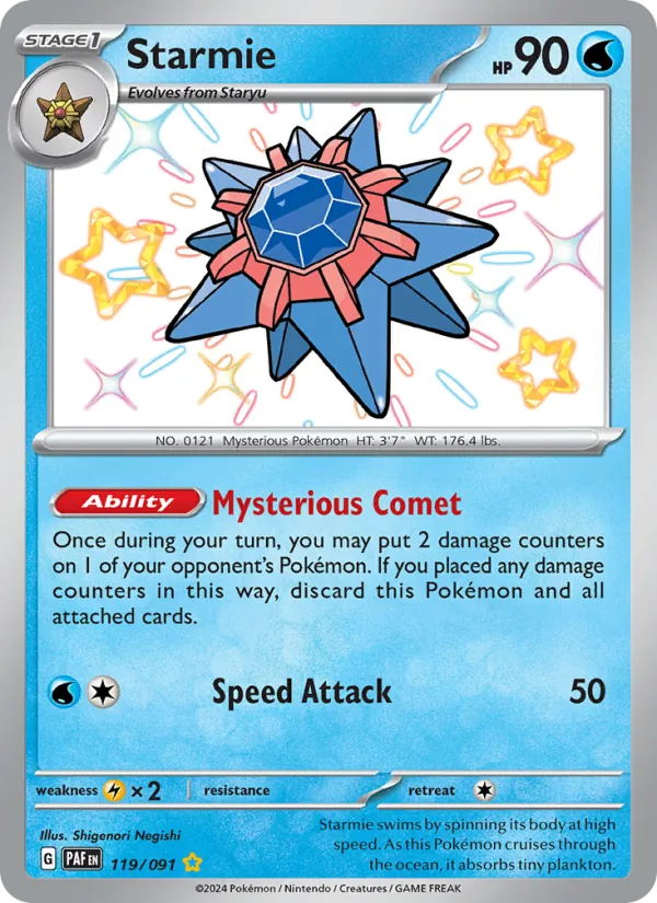 Starmie (Paldean Fates #119/91)