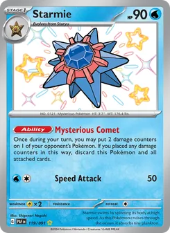 Starmie (Paldean Fates #119/91)