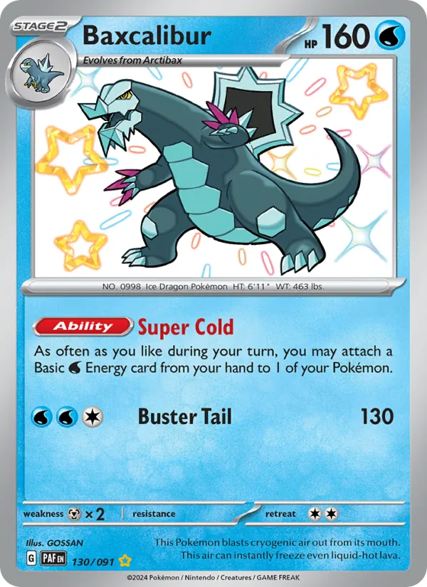 Baxcalibur (Paldean Fates #130/91)